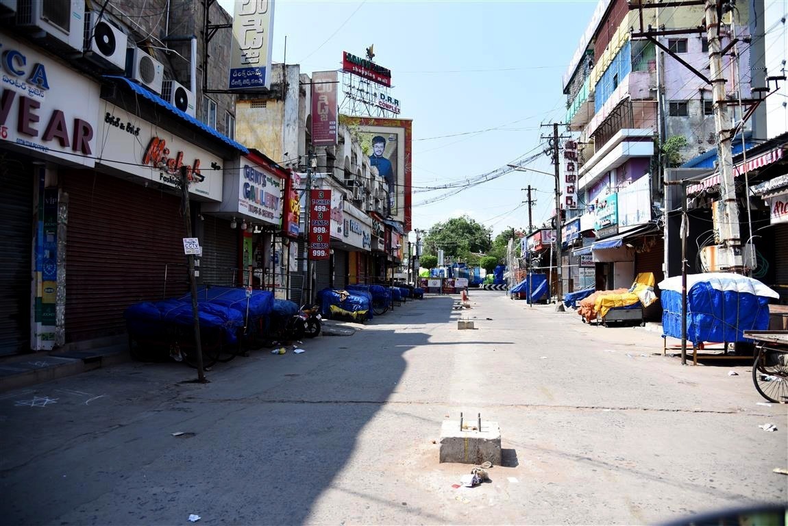 ಆಂಧ್ರಪ್ರದೇಶದಲ್ಲಿ 14 ದಿನಗಳ ಲಾಕ್‌ಡೌನ್ ಚಿತ್ರಗಳಲ್ಲಿ ನೋಡಿ