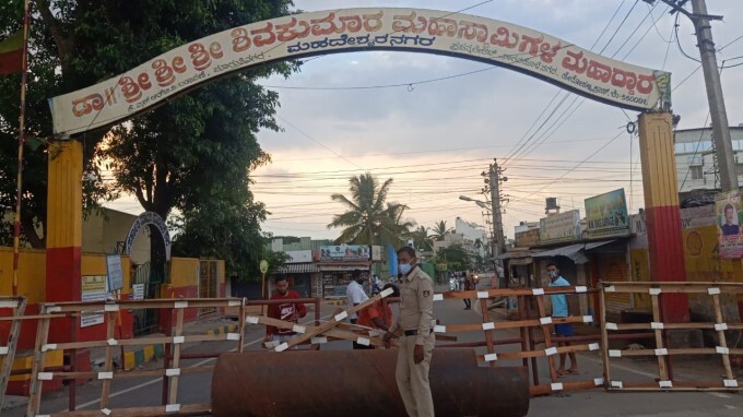 ಚಿತ್ರಗಳು: ಕರ್ನಾಟಕದಲ್ಲಿ 14 ದಿನಗಳ ಕಾಲ ಸಂಪೂರ್ಣ ಲಾಕ್‌ಡೌನ್ 