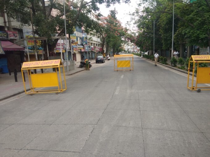 ಚಿತ್ರಗಳು: ಕರ್ನಾಟಕದಲ್ಲಿ 14 ದಿನಗಳ ಕಾಲ ಸಂಪೂರ್ಣ ಲಾಕ್‌ಡೌನ್ 
