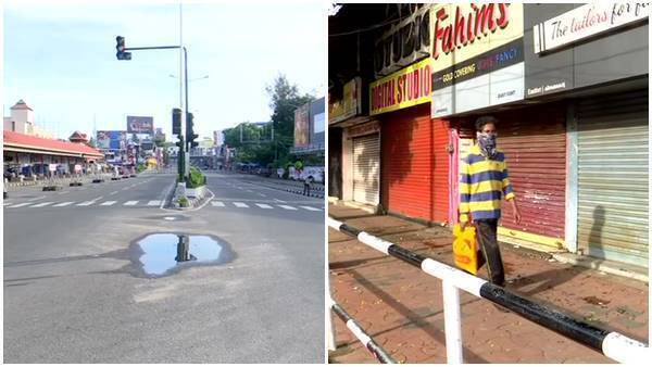 ಚಿತ್ರಗಳು: ಕೋವಿಡ್-19 2ನೇ ತರಂಗ: ಕೇರಳದಲ್ಲಿ 9 ದಿನಗಳ ಸಂಪೂರ್ಣ ಲಾಕ್‌ಡೌನ್
