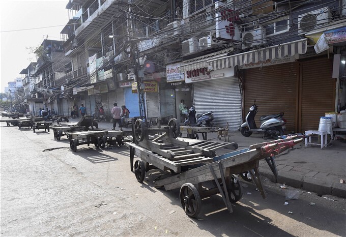 ദല്‍ഹി ലോക്ക്ഡൗണ്‍ ചിത്രങ്ങള്‍ (22-05-2021)