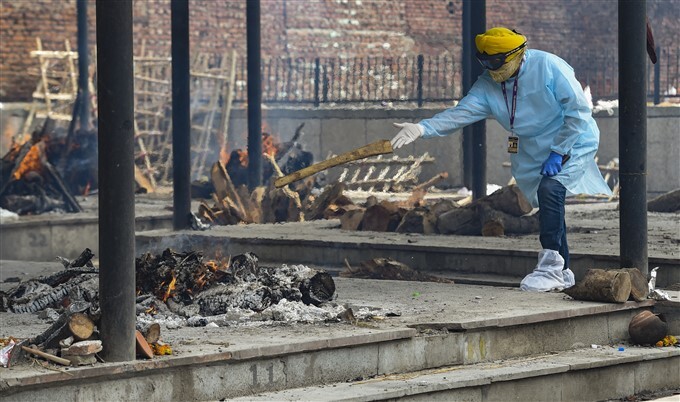 Cremation Of COVID-19 Victims In India, 21/05/2021
