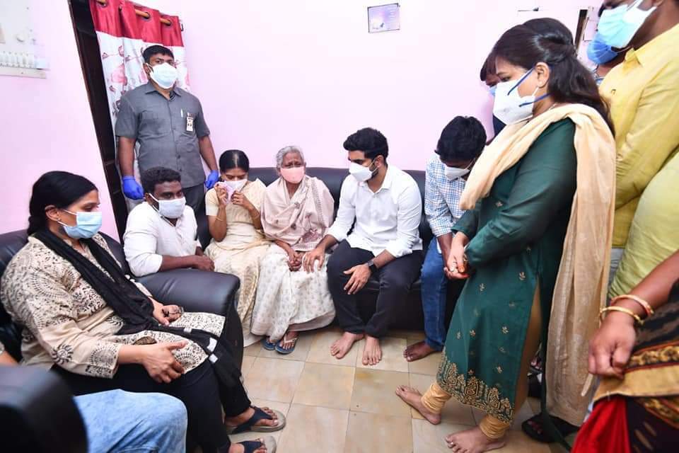 MLC N Lokesh visits Dr Sudhakar's Family And Slams AP Govt