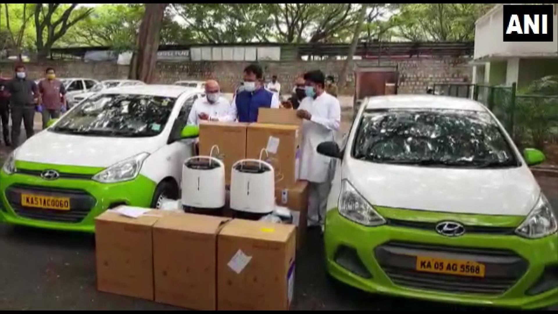 ഓലയുമായി ചേര്‍ന്ന് കര്‍ണാടകയില്‍ കോവിഡ് പ്രതിരോധ പ്രവര്‍ത്തനങ്ങള്‍-ചിത്രങ്ങള്‍ കാണാം