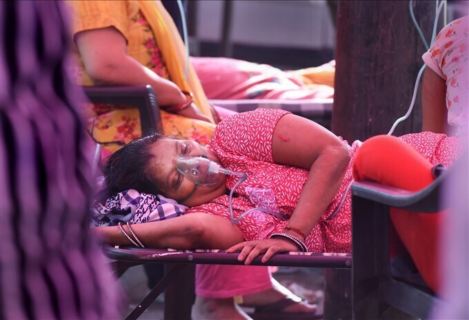 കൊവിഡ് രോഗികള്‍ക്ക് സൗജന്യ ഓക്‌സിജന്‍ നല്‍കി ഗാസിയാബാദിലെ ഗുരുദ്വാര, ചിത്രങ്ങള്‍ കാണാം