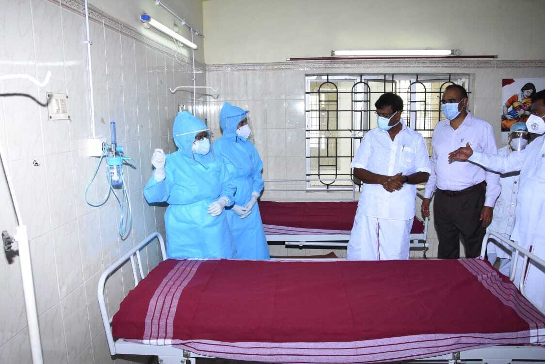 Tamil Nadu Ministers During Corona Relief Work In The State