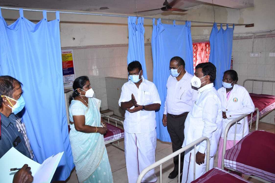 Tamil Nadu Ministers During Corona Relief Work In The State