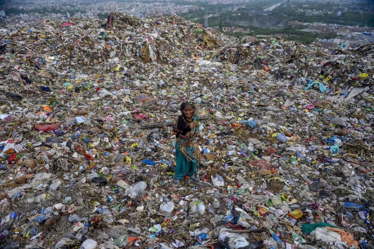മാലിന്യക്കൂമ്പാരത്തിനിടയിലെ ജീവിതങ്ങൾ; ലോകപരിസ്ഥിതി ദിനത്തിൽ കാണേണ്ട ചിത്രങ്ങൾ