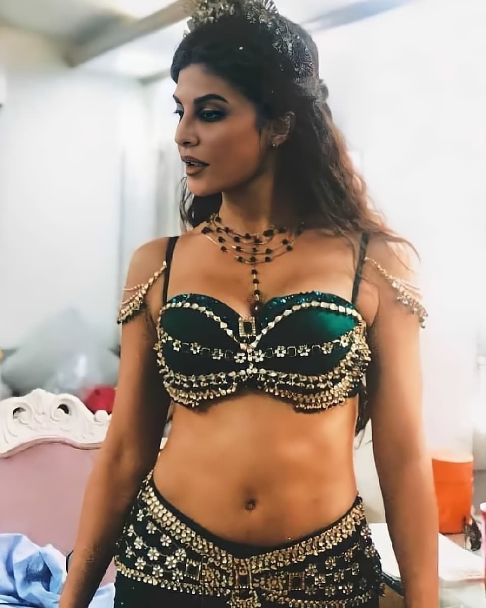 എത്‌നിക് ഗ്ലാമറസ് ലുക്കിൽ ജാക്വുലിൻ ഫെർണാണ്ടസ്; ചിത്രങ്ങൾ കാണാം