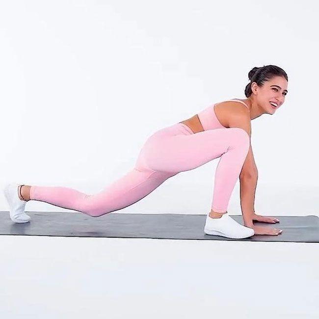 ഫിറ്റ് ഇൻ ബ്യൂട്ടി; സാറ അലി ഖാന്റെ വർക്കൗട്ട്  ഫൊട്ടോസ് വൈറലാകുന്നു