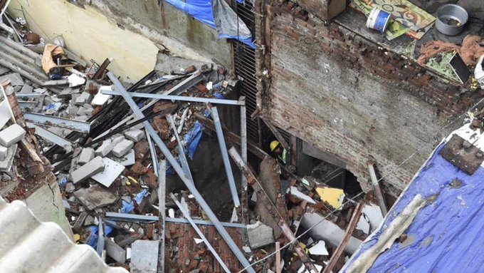 Building collapse In Mumbai