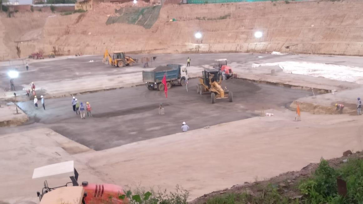 അയോധ്യയിൽ രാമക്ഷേത്ര നിർമ്മാണവുമായി ബന്ധപ്പെട്ട ജോലികൾ പുരോഗമിക്കുന്നു- ചിത്രങ്ങൾ