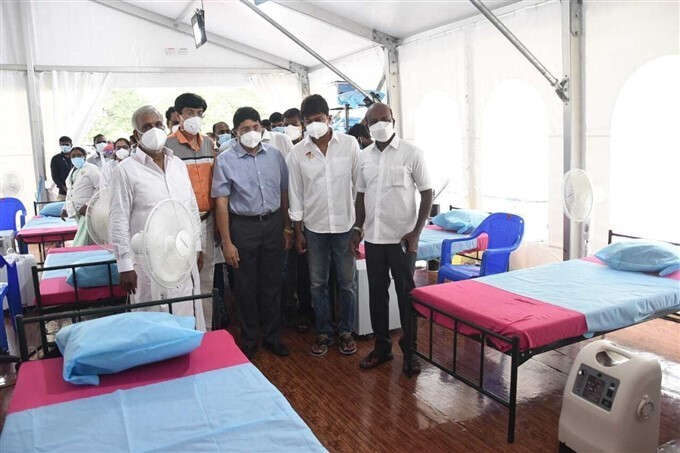 ഡിഎംകെ നേതാവ് ഉദയനിധി സ്റ്റാലിൻ തന്റെ മണ്ഡലം സന്ദർശിച്ചപ്പോൾ ചിത്രങ്ങൾ