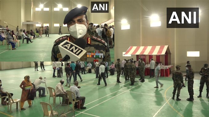 Indian Army conducted vaccination drive for ex-servicemen in Udhampur