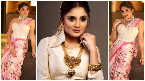 സാരിയിൽ സുന്ദരിയായി കാരുണ്യ റാം; പുതിയ ഫൊട്ടോസ് കാണാം