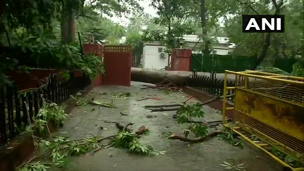 തലസ്ഥാന നഗരിയുടെ ചില ഭാഗങ്ങളില്‍ കനത്ത മഴ