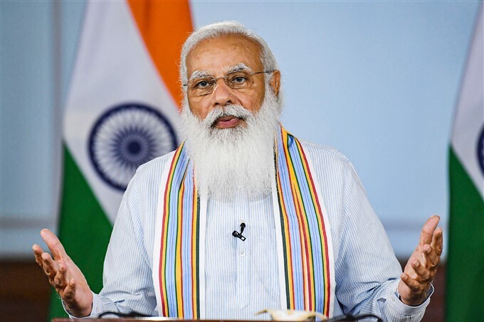 കോവിഡ് മുന്നണിപ്പോരാളികള്‍ക്കായി കസ്റ്റമൈസ്ഡ് ക്രാഷ് കോഴ്സ് അവതരിപ്പിച്ച് പ്രധാനമന്ത്രി; ചിത്രങ്ങള്‍ കാണാം