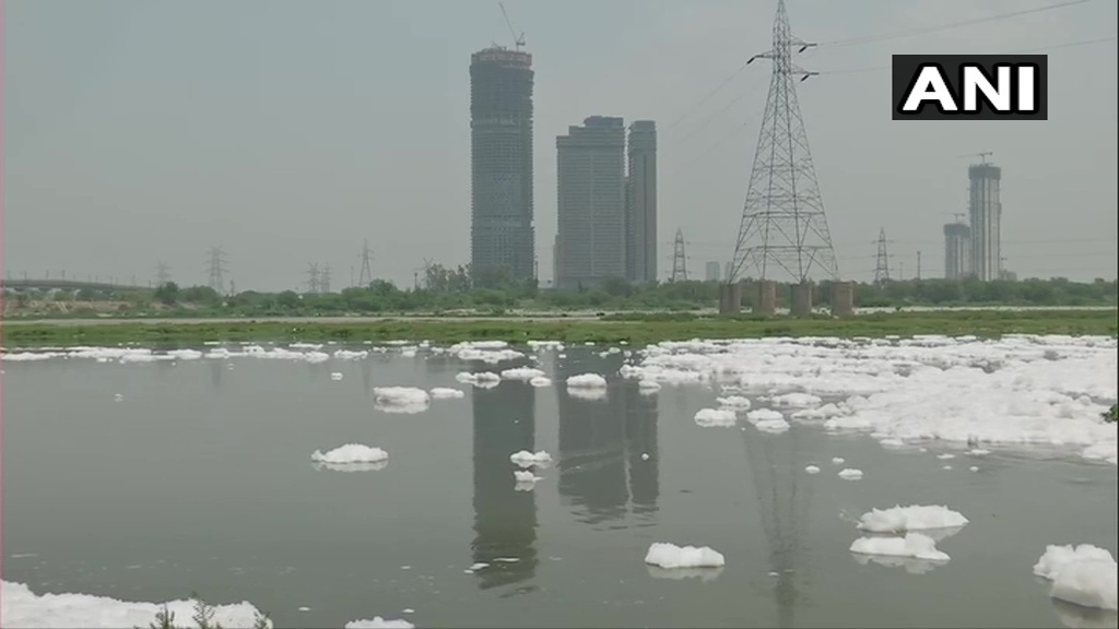 യമുന നദിക്കരയില്‍ അടിഞ്ഞുകൂടിയ വിഷാംശമുള്ള പത: ദില്ലിയിലെ കാളിന്തി കുഞ്ചില്‍ നിന്നുള്ള ദൃശ്യങ്ങള്‍ കാണാം