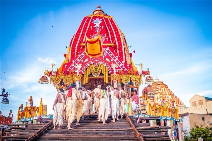 এবছরের পুরীর জগন্নাথ দেবের রথযাত্রার কিছু ছবি 