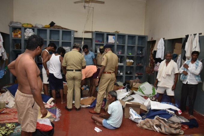 CCB Police raid Parappana Agrahara Central Jail in Bengaluru