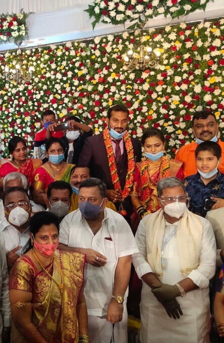 Former KA CM Siddaramaiah During S.Ramappas Daughter Marriage
