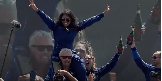 Indian-origin Sirisha Bandla travels to space