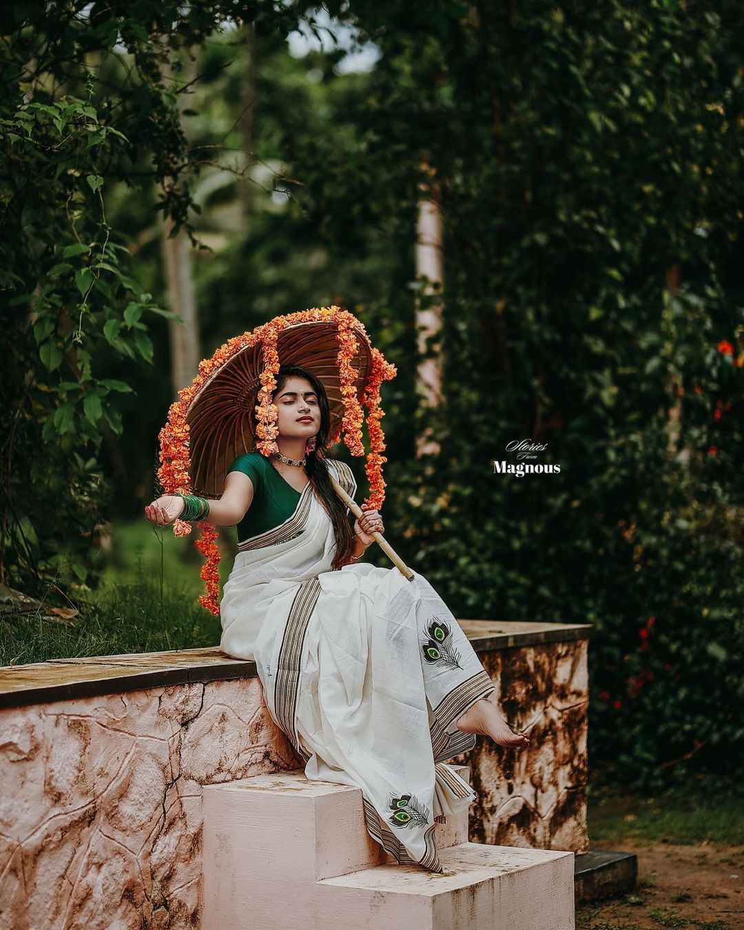 നാടൻ പെൺകുട്ടിയായി ആരതി സോജൻ; ഫോട്ടോസ് വൈറൽ