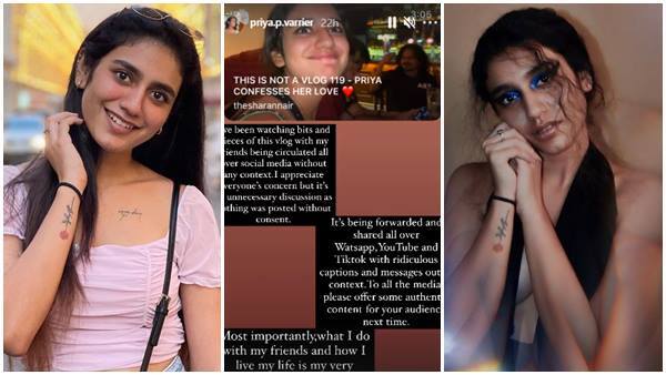 ആ 'പ്രണയ'ത്തിന് പിന്നിലെ യാഥാര്‍ഥ്യം വെളിപ്പെടുത്തി നടി പ്രിയ വാര്യര്‍