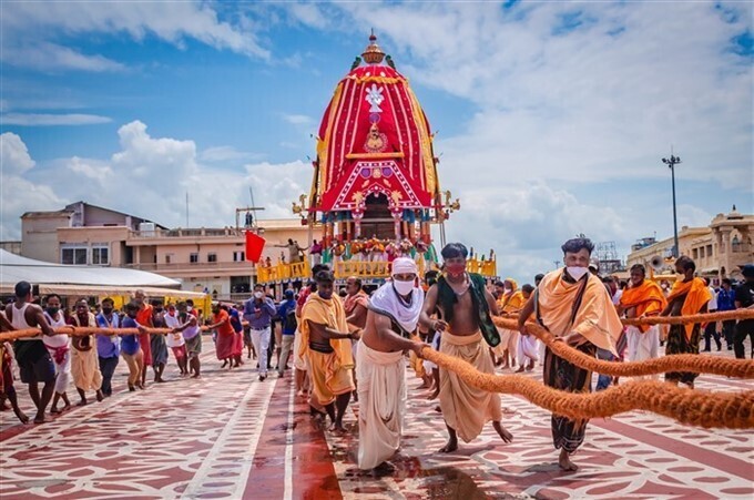 ആഘോഷ ലഹരിയില്‍ പുരി ജഗന്നാഥ ക്ഷേത്രം; രഥയാത്രയ്ക്കുള്ള ഒരുക്കങ്ങള്‍ കാണാം