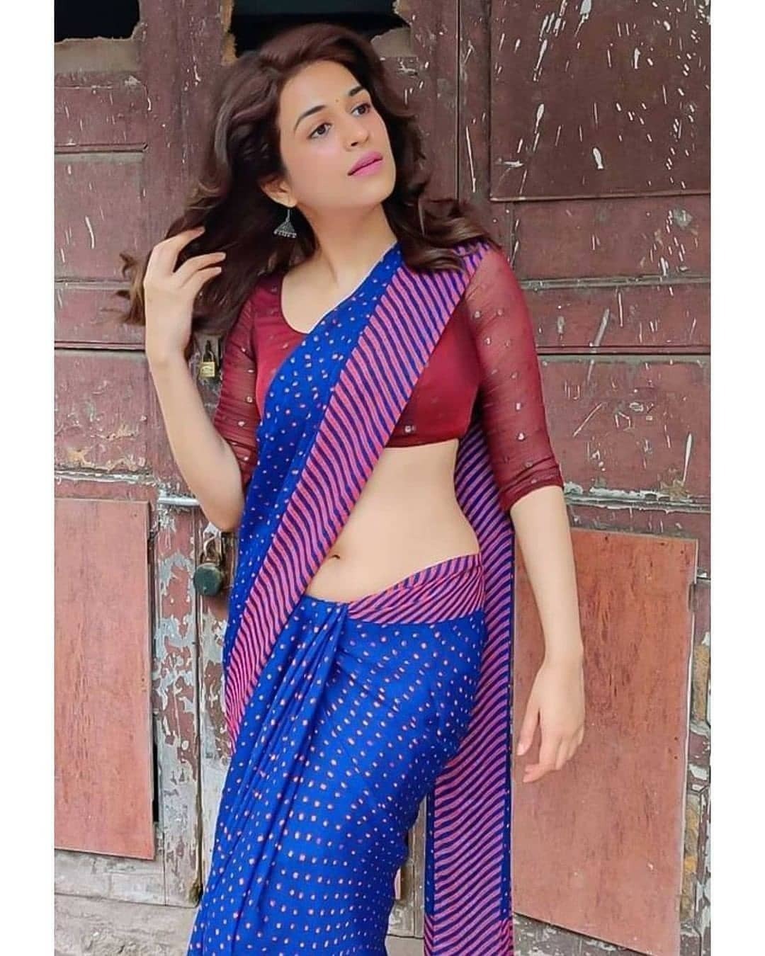 বিকিনি কিংবা সাহসী পোশাক নয়! শাড়িতেই আরও Hot-SeXy অভিনেত্রী