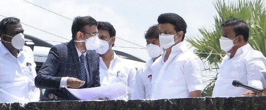 TN CM MK Stalin with family Visits His Father's House