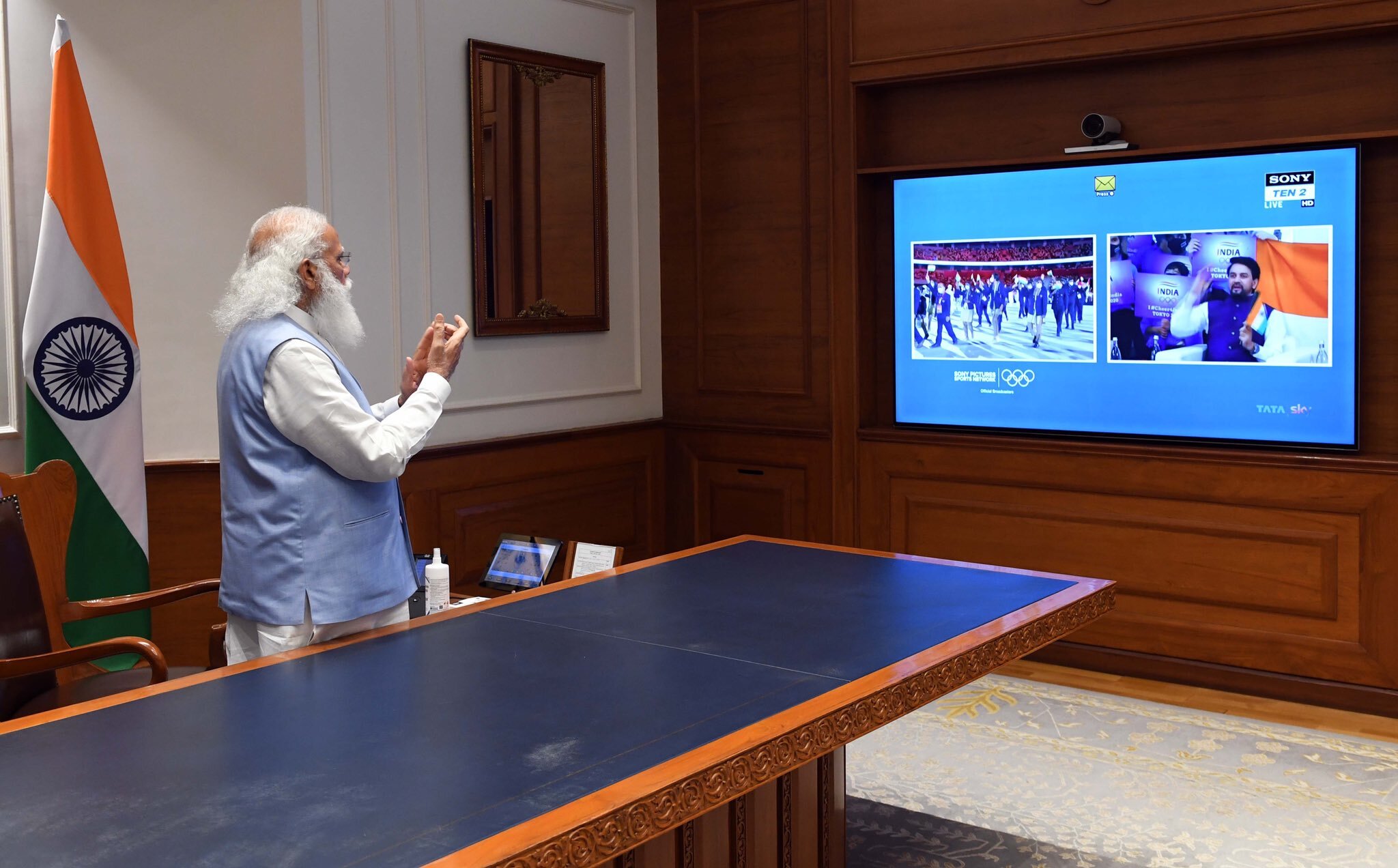 Tokyo Olympics 2020: ఒలింపిక్స్ ప్రారంభ వేడుకల ఫోటోలు