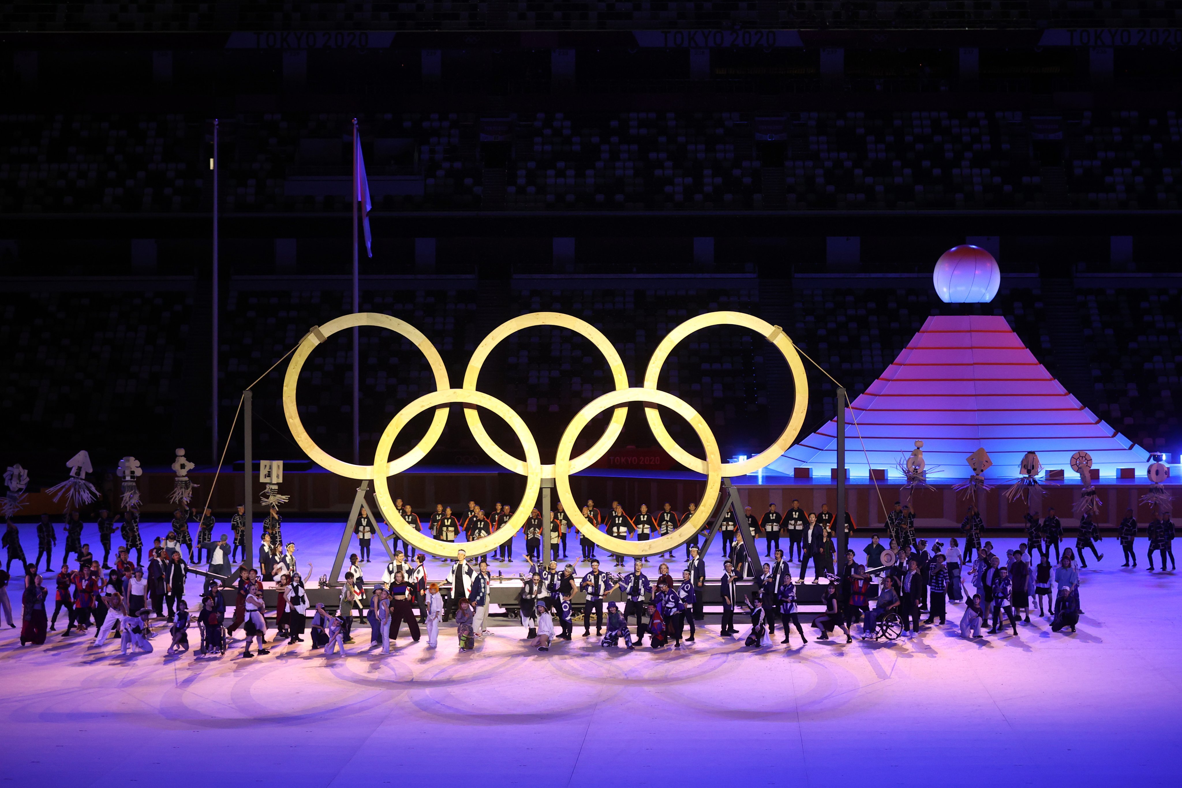 Tokyo Olympics 2020: ఒలింపిక్స్ ప్రారంభ వేడుకల ఫోటోలు