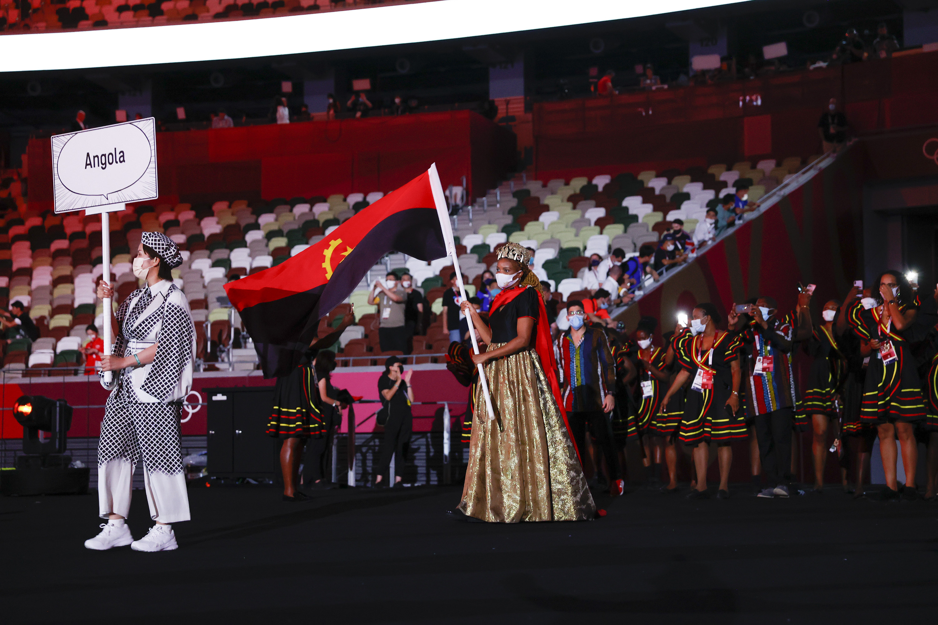 Tokyo Olympics 2020: ఒలింపిక్స్ ప్రారంభ వేడుకల ఫోటోలు