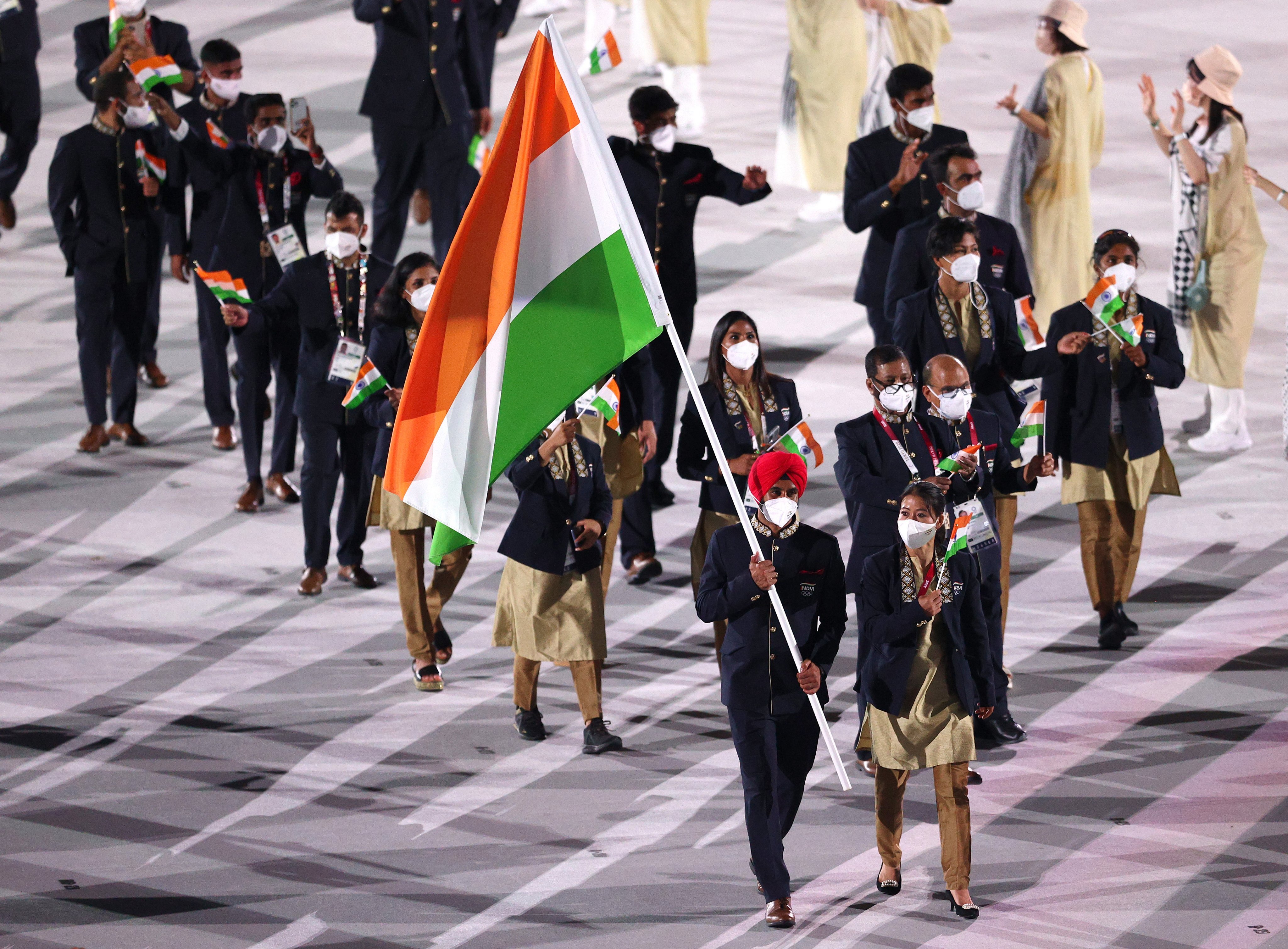 Tokyo Olympics 2020: ఒలింపిక్స్ ప్రారంభ వేడుకల ఫోటోలు