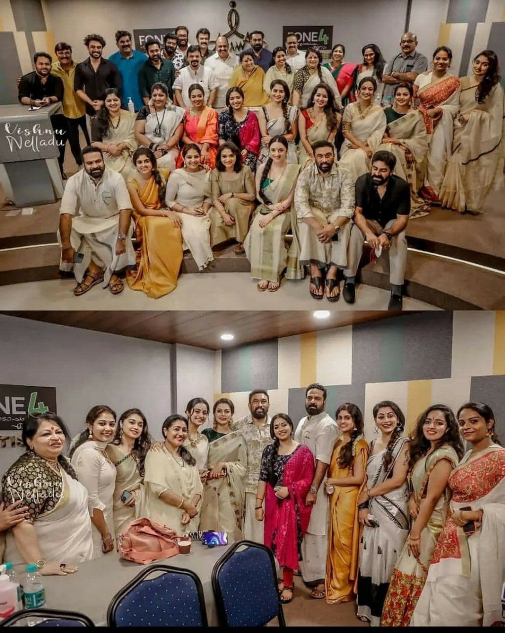 ഓണം സാരിയില്‍ തിളങ്ങി നടി അനുശ്രിയും നമിത പ്രമോദും ഉള്‍പ്പടേയുള്ളവര്‍: അമ്മ യോഗത്തിലെ ചിത്രങ്ങള്‍ വൈറല്‍ 