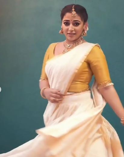 ഓണം ലുക്കില്‍ അടിച്ചു പൊളിച്ച് അനു സിത്താര: ചിത്രങ്ങള്‍ വൈറല്‍