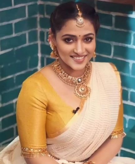 ഓണം ലുക്കില്‍ അടിച്ചു പൊളിച്ച് അനു സിത്താര: ചിത്രങ്ങള്‍ വൈറല്‍