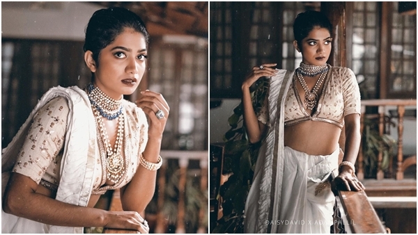 ഓണക്കോടിയിൽ ഗ്ലാമറസ് ലുക്കായി അനാർക്കലി മരയ്ക്കാർ, വൈറൽ ഫോട്ടോഷൂട്ട് കാണാം