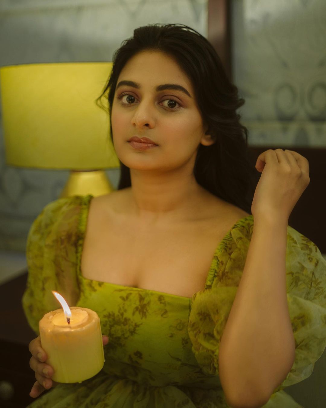 കുട്ടിയുടുപ്പിട്ട് ഗ്ലാമറസ്സായി എസ്തർ അനിൽ, പുതിയ ചിത്രങ്ങൾ വൈറൽ