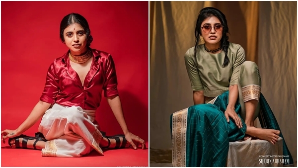 ഇതെന്തൊരു ലുക്കാണ് നന്ദിനി... ഓണത്തിന് കാസവുസാരി മാത്രമല്ല എങ്ങനെയും ആവാം.. നന്ദിനിയുടെ ഓണം ചിത്രങ്ങൾ വൈറൽ