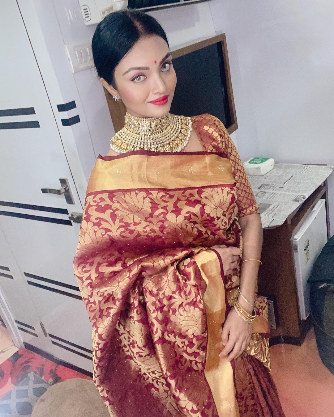 ചുവന്ന ഫ്രോക്കില്‍ തിളങ്ങി സൂര്യ മേനോന്‍; താരത്തിന്റെ ബിഗ് ബോസ് ഫിനാലെ ലുക്ക് വൈറലാകുന്നു