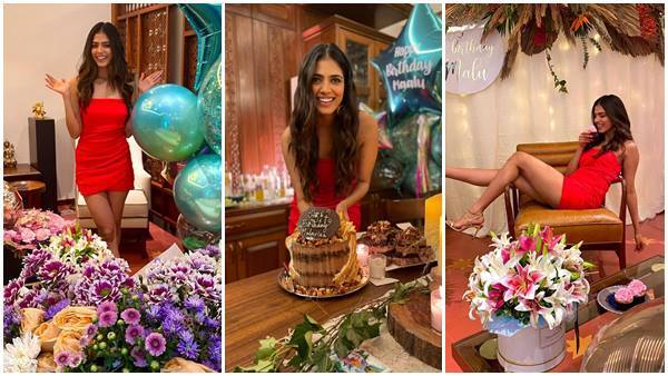 പിറന്നാൾ ദിനത്തിൽ ചുവപ്പിൽ സുന്ദരിയായി മാളവിക; ചിത്രങ്ങൾ കാണാം