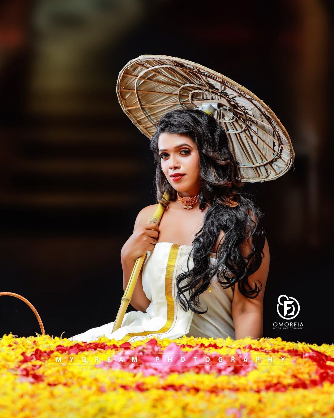 സോഷ്യല്‍ മീഡിയയെ ഞെട്ടിച്ച് പേളിയുടെ പൂക്കളം ഫോട്ടോഷൂട്ട്; വൈറലായ ചിത്രങ്ങള്‍ കാണാം