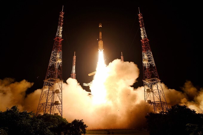 ISRO Launch GSLV-F10/EOS-03 From Sriharikota