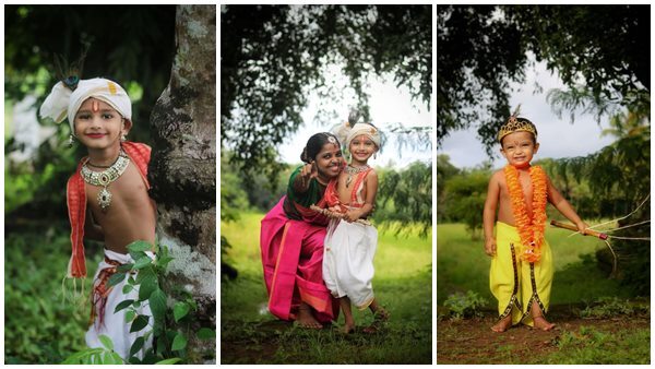 എന്തൊരു ക്യൂട്ടാണീ ഉണ്ണിക്കണ്ണന്മാർ, കണ്ട് കണ്ണ് വെയ്ക്കല്ലേ.. കൃഷ്ണാഷ്ടമി ചിത്രങ്ങൾ കാണാം