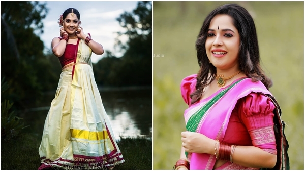 സാരിയില്‍ അതീവ സുന്ദരിയായി കുടുംബവിളക്ക് താരം അമൃത നായര്‍; വൈറലായി പുതിയ ഫോട്ടോഷൂട്ട്