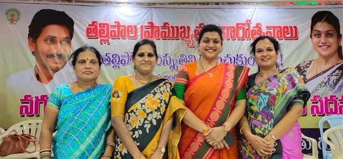 MLA Roja inaugurates development works in her constituency