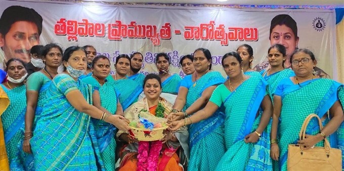 MLA Roja inaugurates development works in her constituency