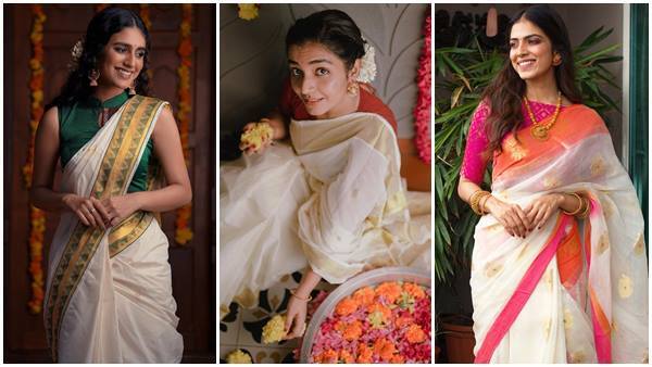 ഓണം വരവായി; മലയാളി മങ്കമാരായി പ്രിയ നടിമാർ